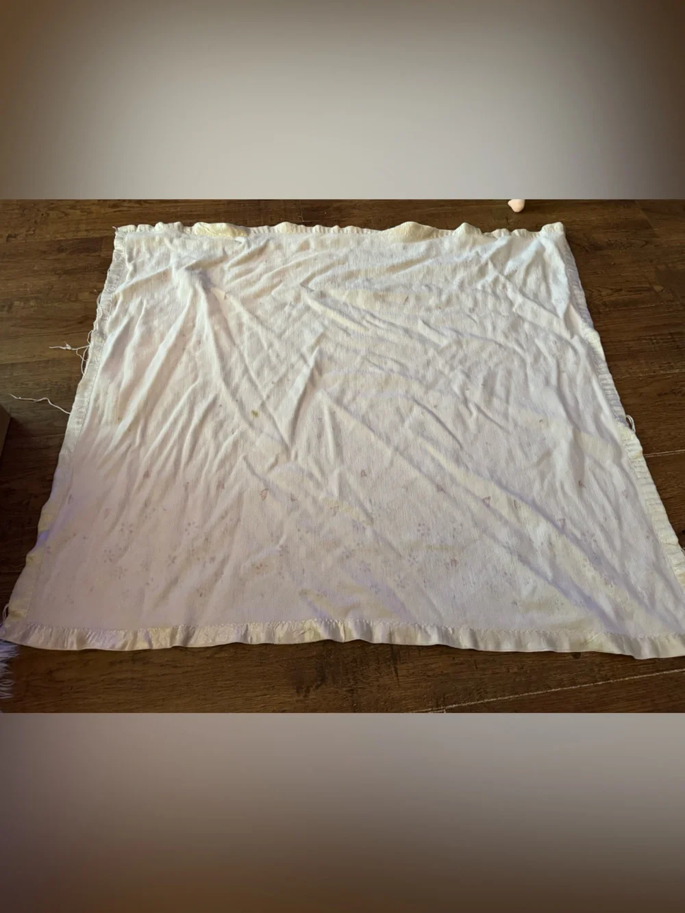 Vintage 1960-1970 kitty baby blanket